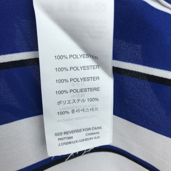 J. Crew Crepe dress in stripe - Picture 5 of 6